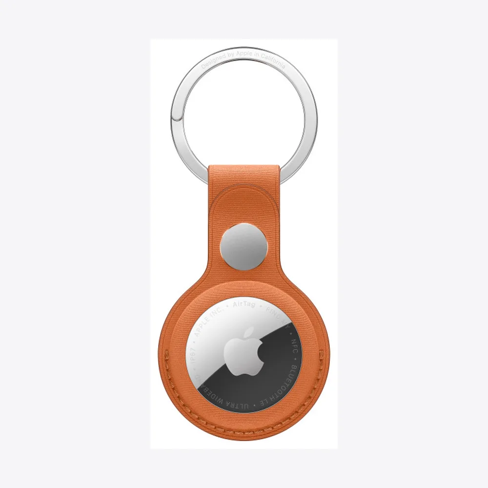 AirTag FineWoven Key Ring - Fox Orange