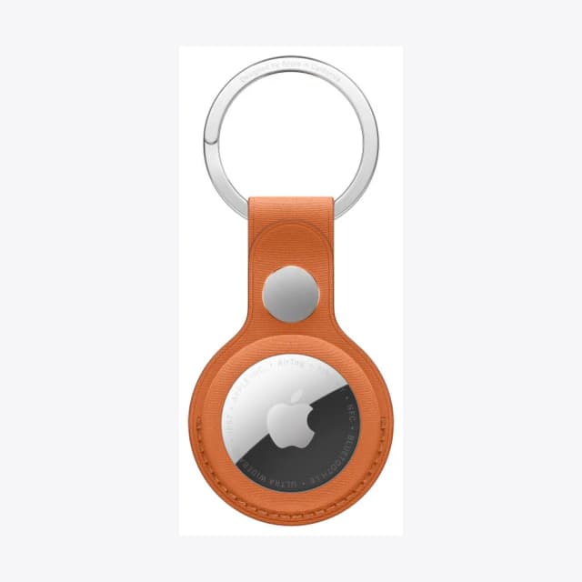 AirTag FineWoven Key Ring - Fox Orange