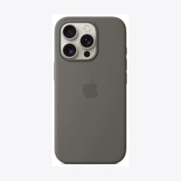 iPhone 16 Pro Silicone Case with MagSafe - Stone Gray