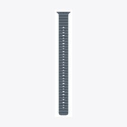 49mm Anchor Blue Ocean Band Extension - Natural Titanium Finish