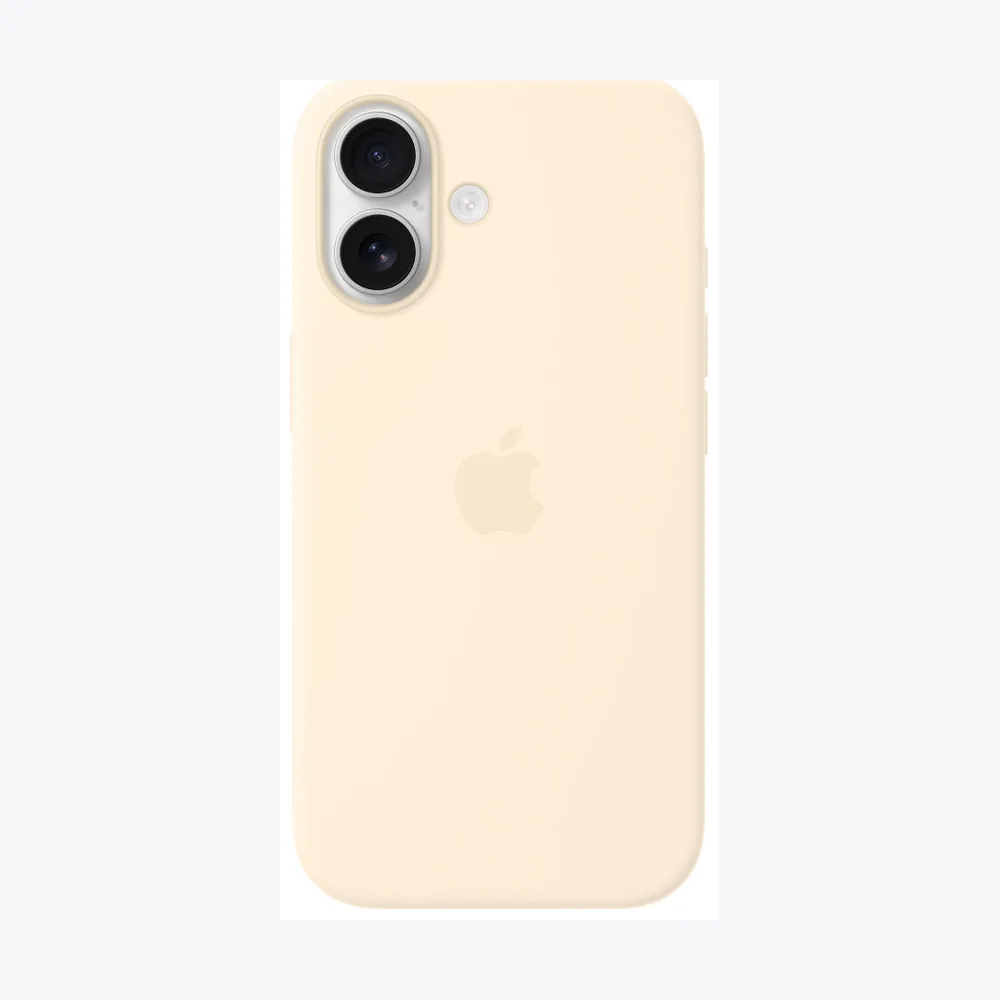 iPhone 17 Silicone Case with MagSafe – Vanilla