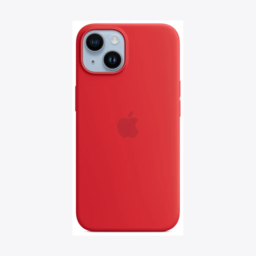 iPhone 14 Silicone Case with MagSafe - (PRODUCT)RED
