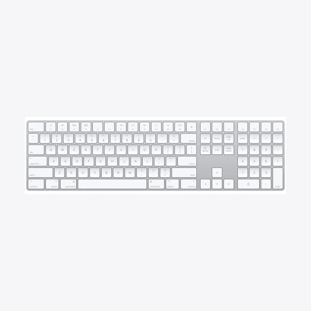 Magic Keyboard with Numeric Keypad - US English - Silver