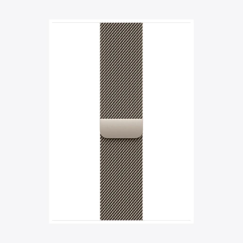 46mm Natural Milanese Loop - S/M