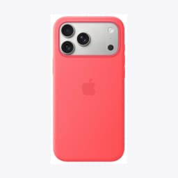 iPhone 17 Pro Max Silicone Case with MagSafe – Bright Guava