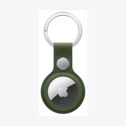 AirTag FineWoven Key Ring - Moss