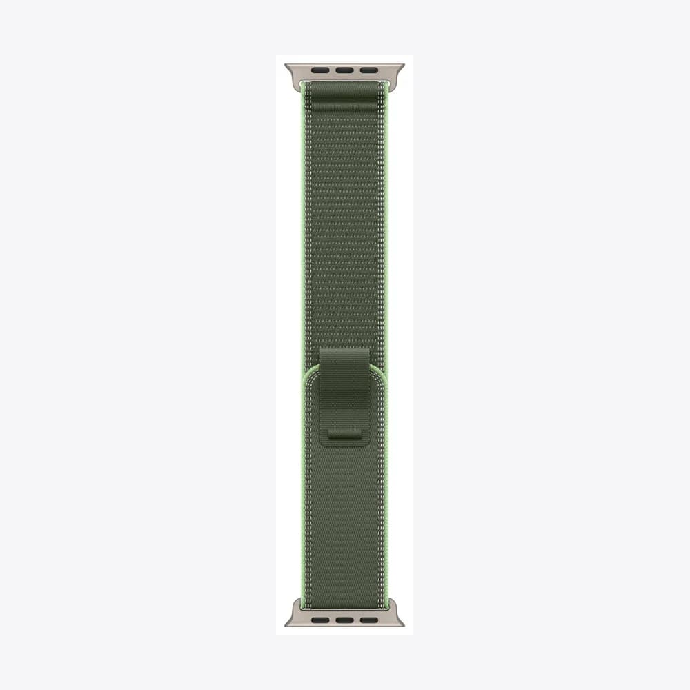 49mm Green/Neon Trail Loop - S/M - Natural Titanium Finish