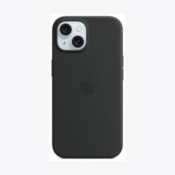 iPhone 15 Silicone Case with MagSafe - Black