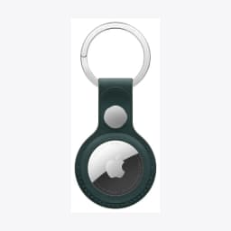 AirTag FineWoven Key Ring - Dark Green