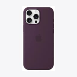 iPhone 16 Pro Max Silicone Case with MagSafe - Plum