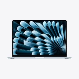 15-inch MacBook Air: Apple M5 chip with 10‑core CPU and 10‑core GPU, 16GB, 512GB SSD - Sky Blue