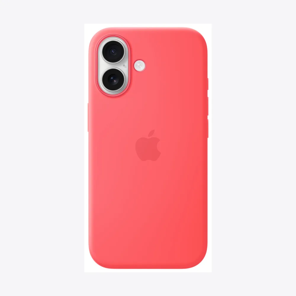 iPhone 17 Silicone Case with MagSafe – Bright Guava