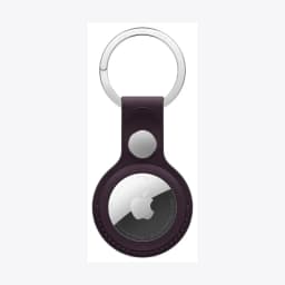 AirTag FineWoven Key Ring - Blackberry