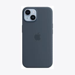 iPhone 14 Silicone Case with MagSafe - Storm Blue