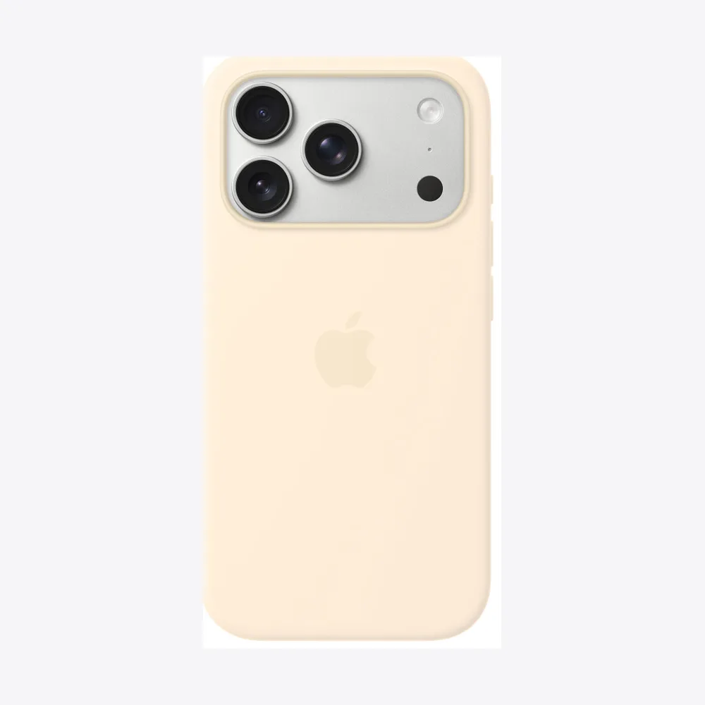 iPhone 17 Pro Silicone Case with MagSafe – Vanilla