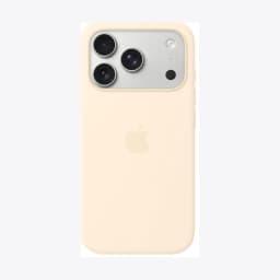 iPhone 17 Pro Silicone Case with MagSafe – Vanilla