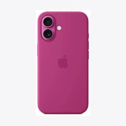 iPhone 16 Silicone Case with MagSafe - Fuchsia