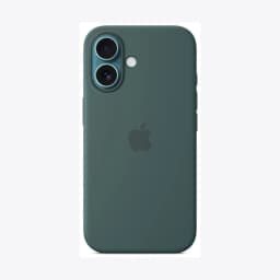 iPhone 16 Silicone Case with MagSafe - Lake Green