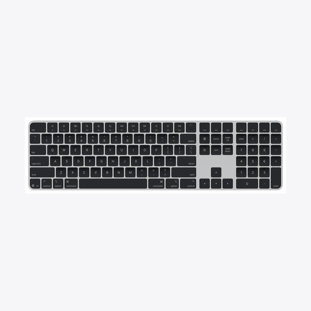 Magic Keyboard with Touch ID and Numeric Keypad for Mac models with Apple silicon - US English - Black Keys