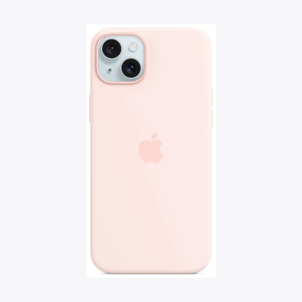 iPhone 15 Plus Silicone Case with MagSafe - Light Pink