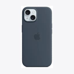 iPhone 15 Silicone Case with MagSafe - Storm Blue
