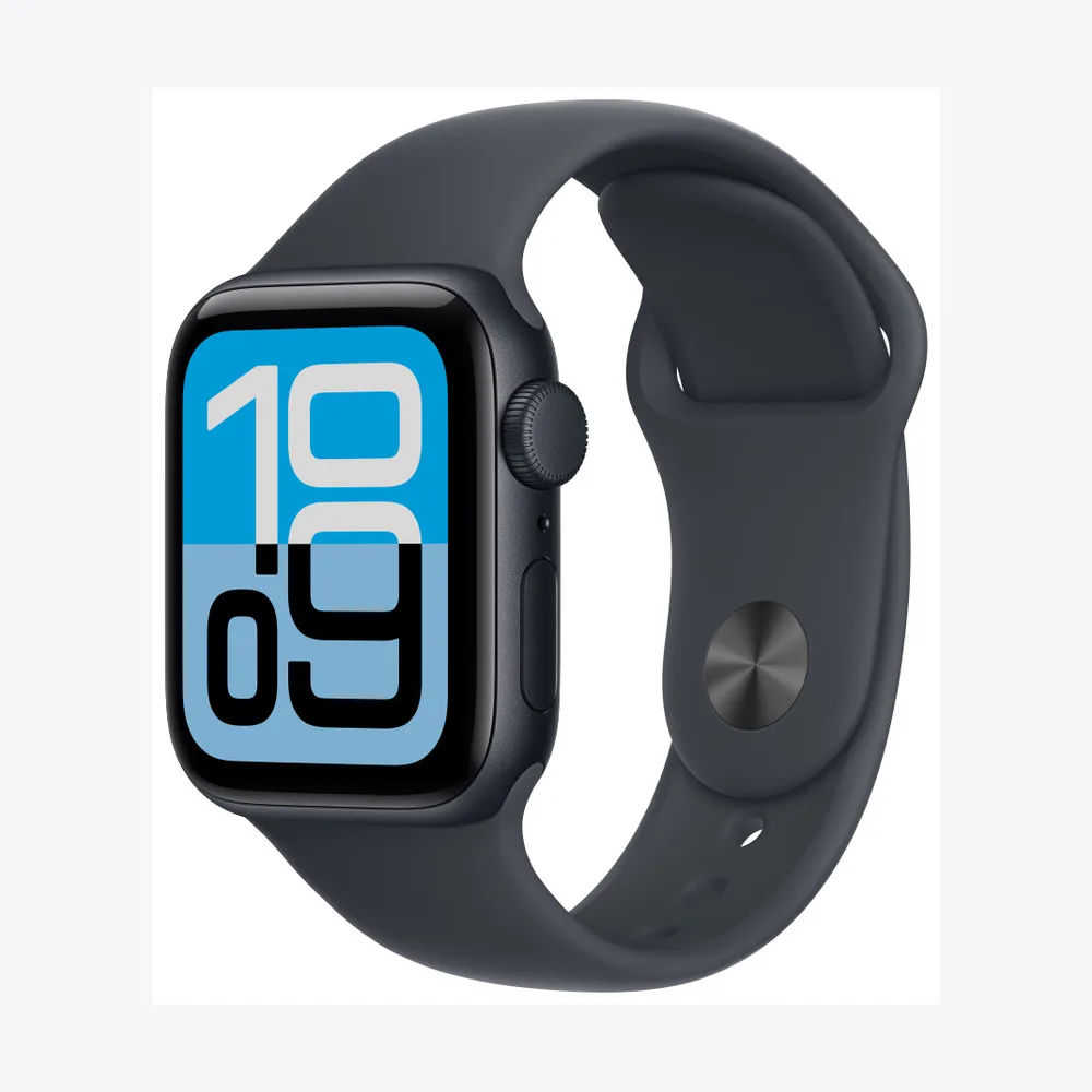 Apple Watch SE 3 GPS 40mm Midnight Aluminium Case with Midnight Sport Band - S/M