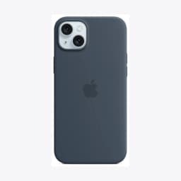 iPhone 15 Plus Silicone Case with MagSafe - Storm Blue
