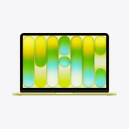 13-inch MacBook Neo: Apple A18 Pro chip with 6‑core CPU and 5‑core GPU, 8GB, 256GB SSD - Citrus
