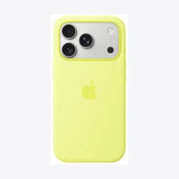 iPhone 17 Pro Silicone Case with MagSafe – Neon Yellow