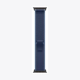 49mm Blue/Bright Blue Trail Loop - S/M - Black Titanium Finish