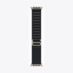 49mm Black Alpine Loop - Small - Natural Titanium Finish