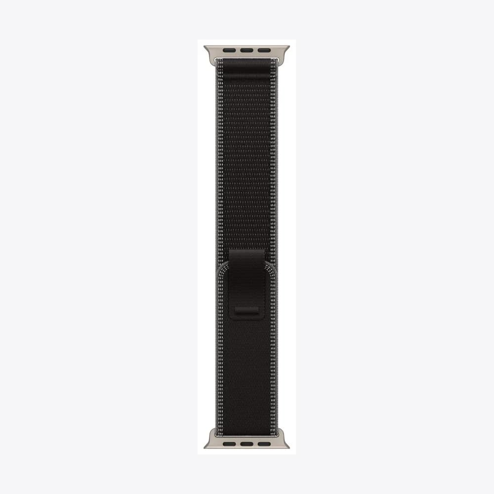 49mm Black/Charcoal Trail Loop - S/M - Natural Titanium Finish