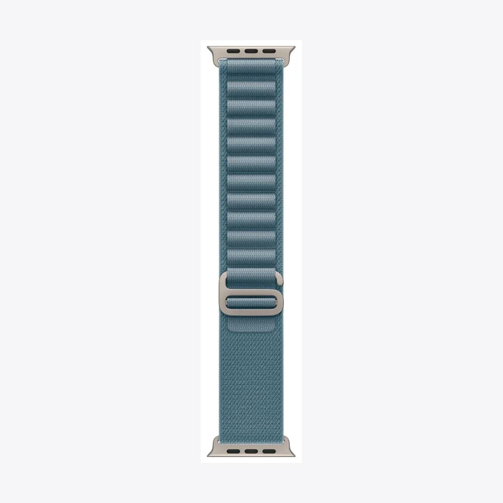 49mm Light Blue Alpine Loop - Small - Natural Titanium Finish