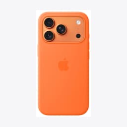 iPhone 17 Pro Silicone Case with MagSafe – Orange