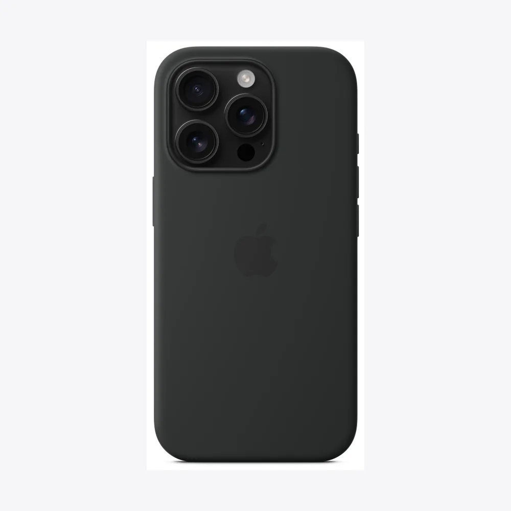 iPhone 16 Pro Silicone Case with MagSafe - Black