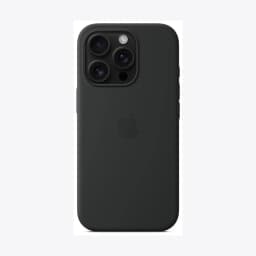 iPhone 16 Pro Silicone Case with MagSafe - Black