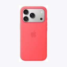 iPhone 17 Pro Silicone Case with MagSafe – Bright Guava