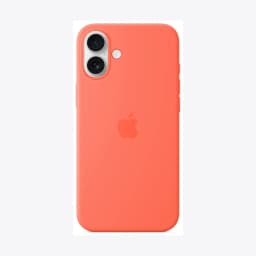iPhone 16 Plus Silicone Case with MagSafe - Tangerine