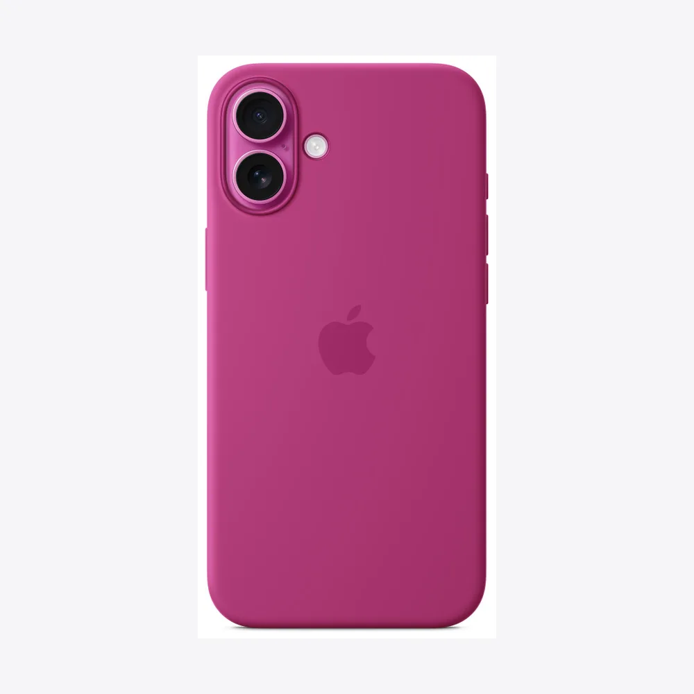 iPhone 16 Plus Silicone Case with MagSafe - Fuchsia