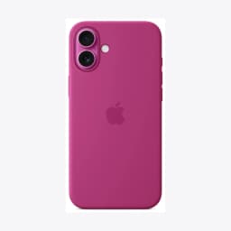 iPhone 16 Plus Silicone Case with MagSafe - Fuchsia