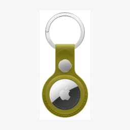 AirTag FineWoven Key Ring - Chartreuse