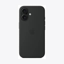 iPhone 16 Silicone Case with MagSafe - Black