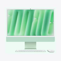 24-inch iMac with Retina 4.5K display: Apple M4 chip with 8‑core CPU and 8‑core GPU, 16GB, 256GB SSD - Green