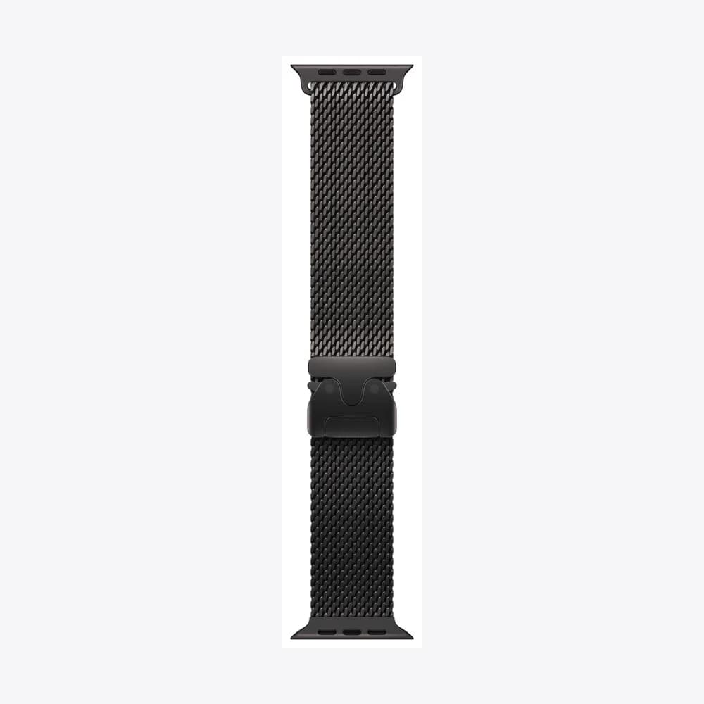 49mm Black Titanium Milanese Loop - Large