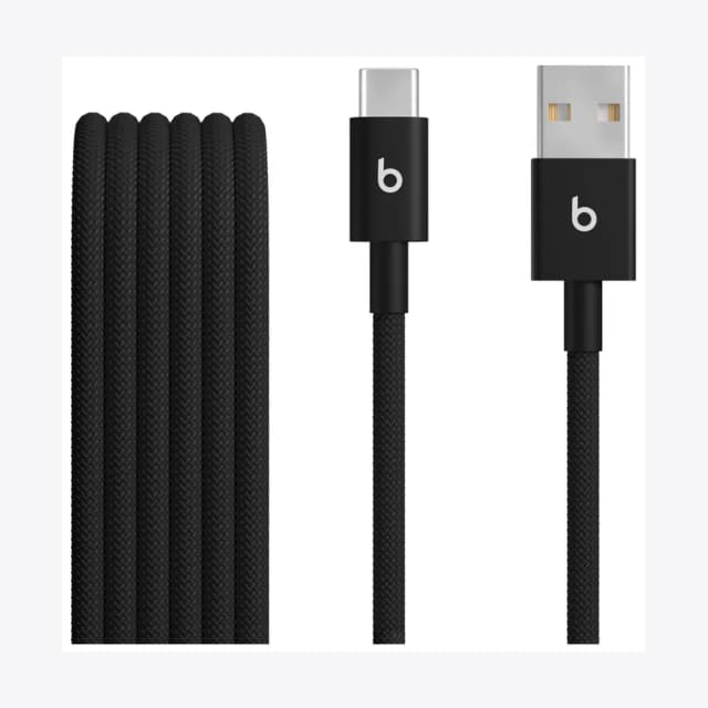 Beats USB-A to USB-C Woven Cable (1.5 m) - Bolt Black