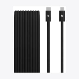 Beats 240W USB-C to USB-C Braided Cable (3 m / 10 ft) - Bolt Black
