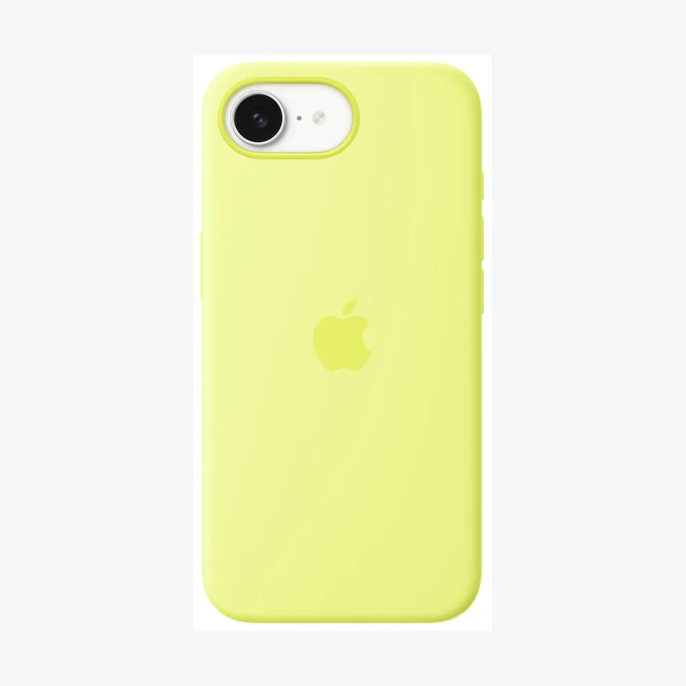 iPhone 16e Silicone Case – Neon Yellow