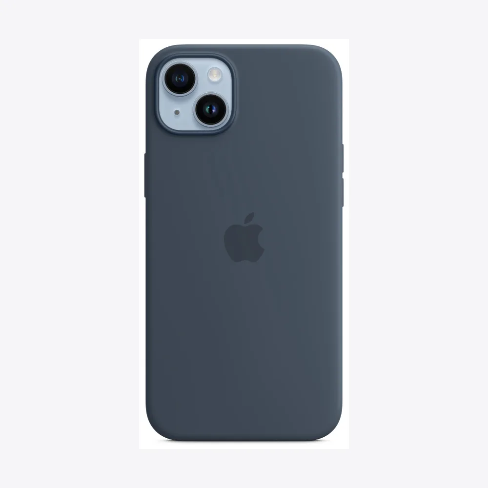 iPhone 14 Plus Silicone Case with MagSafe - Storm Blue