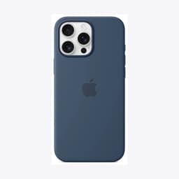 iPhone 16 Pro Max Silicone Case with MagSafe - Denim