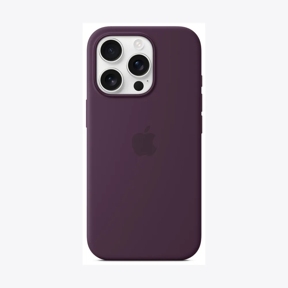 iPhone 16 Pro Silicone Case with MagSafe - Plum